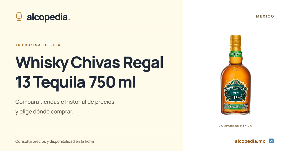 Whisky Chivas Regal 13 Tequila 750 ml